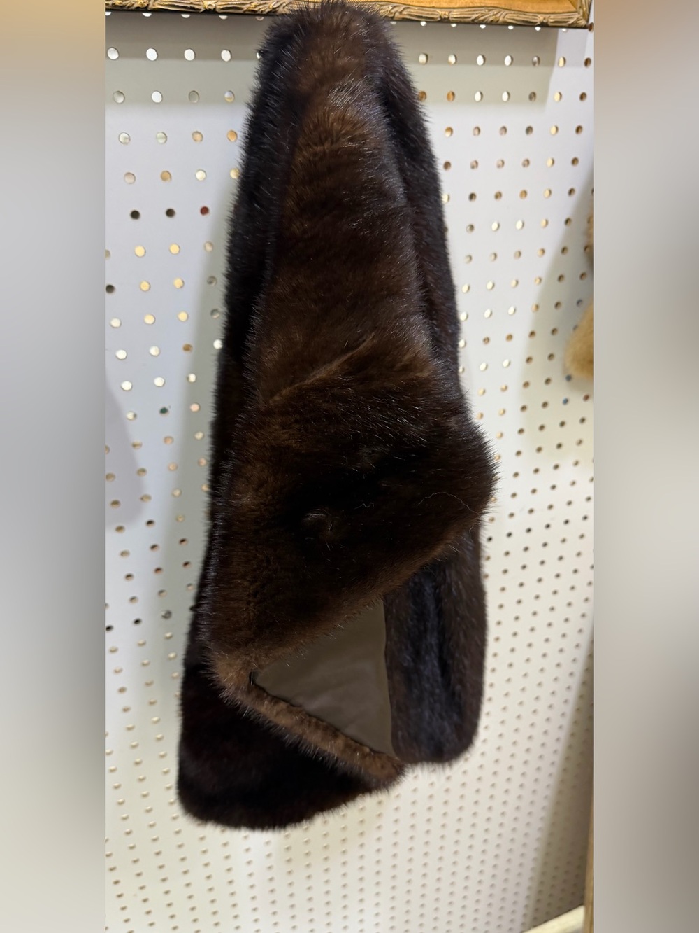 Gartenhaus Vintage Mink Stole Women's One Size 15x48